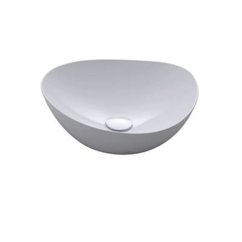 Toto LT477MT#CMW- Toto Kiwami Asymmetrical Vessel Bathroom Sink With Cefitontect Clean Matte