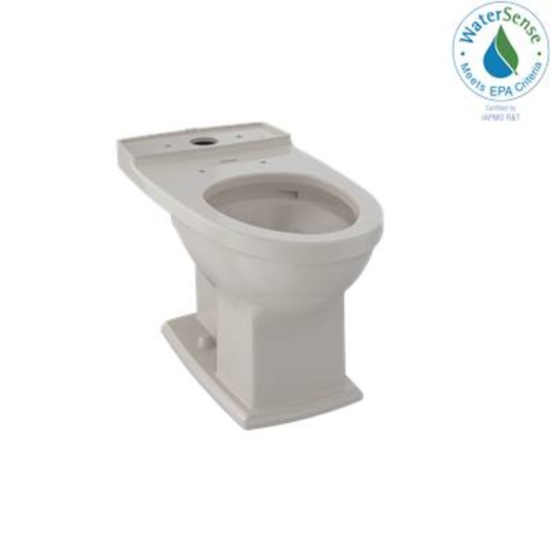 Toto CT494CEFG#03- Connelly 3D Tornado Bowl Bone Universal Ht Ct