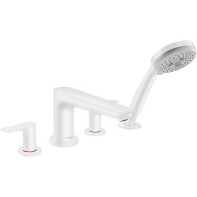 Hansgrohe 71744701- Talis E 4-Hole Roman Tub Set Trim With 1.8 Gpm Handshower