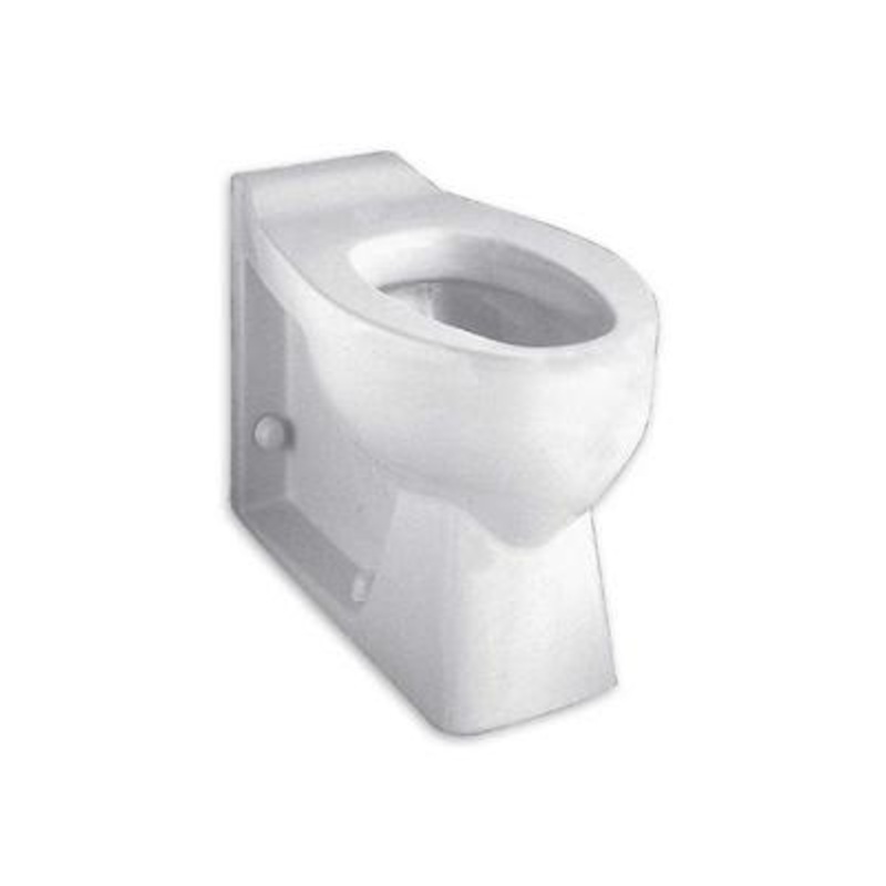 American Standard 3341001.020- Huron 1.28  1.6 Gpf (4.8  6.0 Lpf) Chair Height Back Spud Back Outlet Elongated Everclean Bowl With Integral Seat