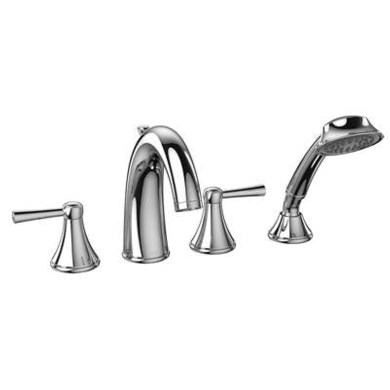 Toto TB210S#BN- 4 Hole Silas Roman Tub - Lever Handle